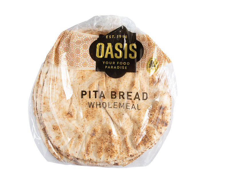 Pita Bread - Wholemeal 500G - Oasis