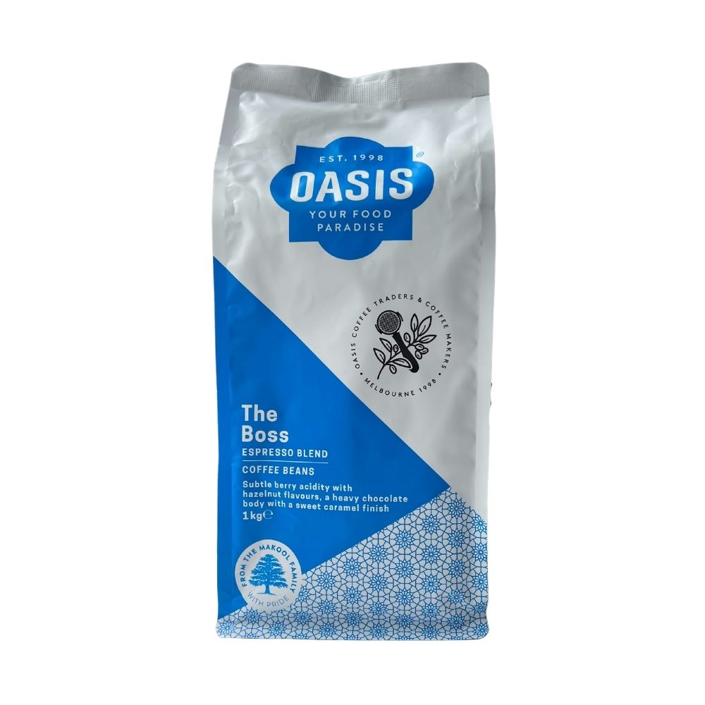 Oasis The Boss Espresso Blend Coffee Bean 1kg - Oasis