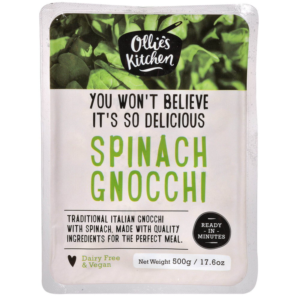 Ollie’s Kitchen Spinach Gnocchi 500G - Oasis