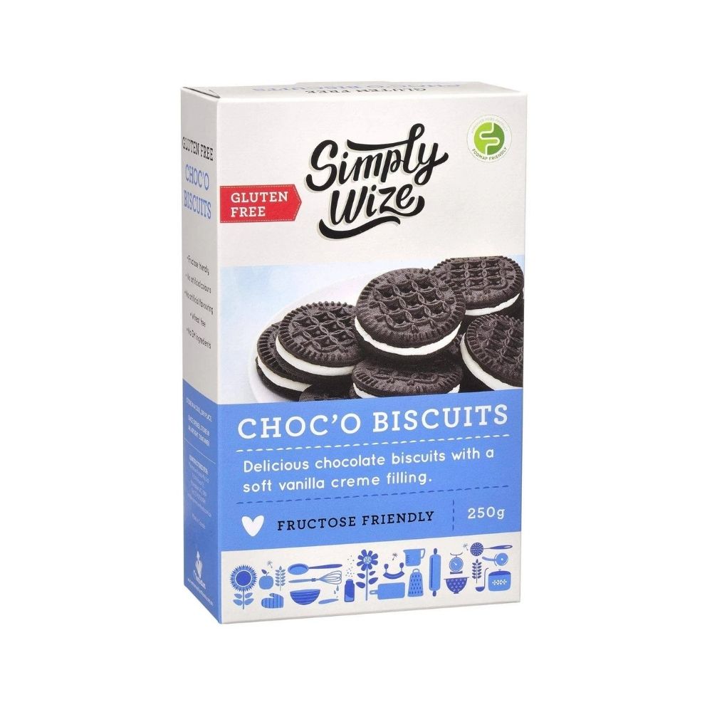 Simply Wize Choc'O Biscuits 250G - Oasis