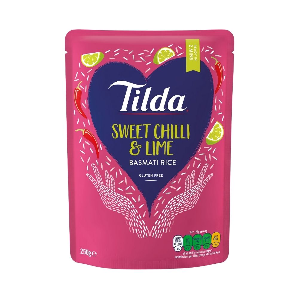 Tilda Sweet Chilli & Lime Basmati Rice 250G - Oasis