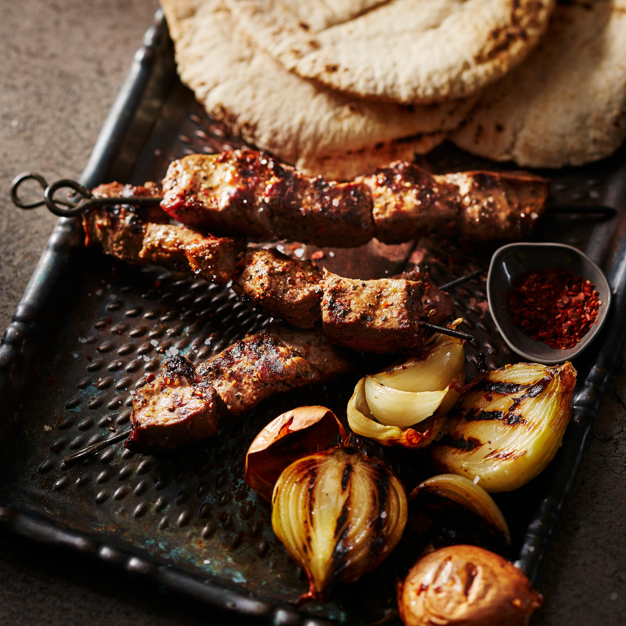 Lebanese BBQ – Lahem Meshwi (Lamb Skewers)