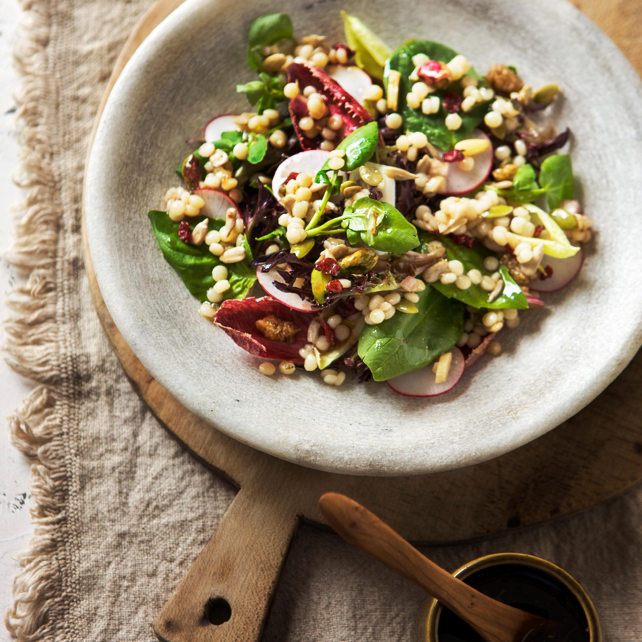 Toasted Couscous (Maftoul) Salad