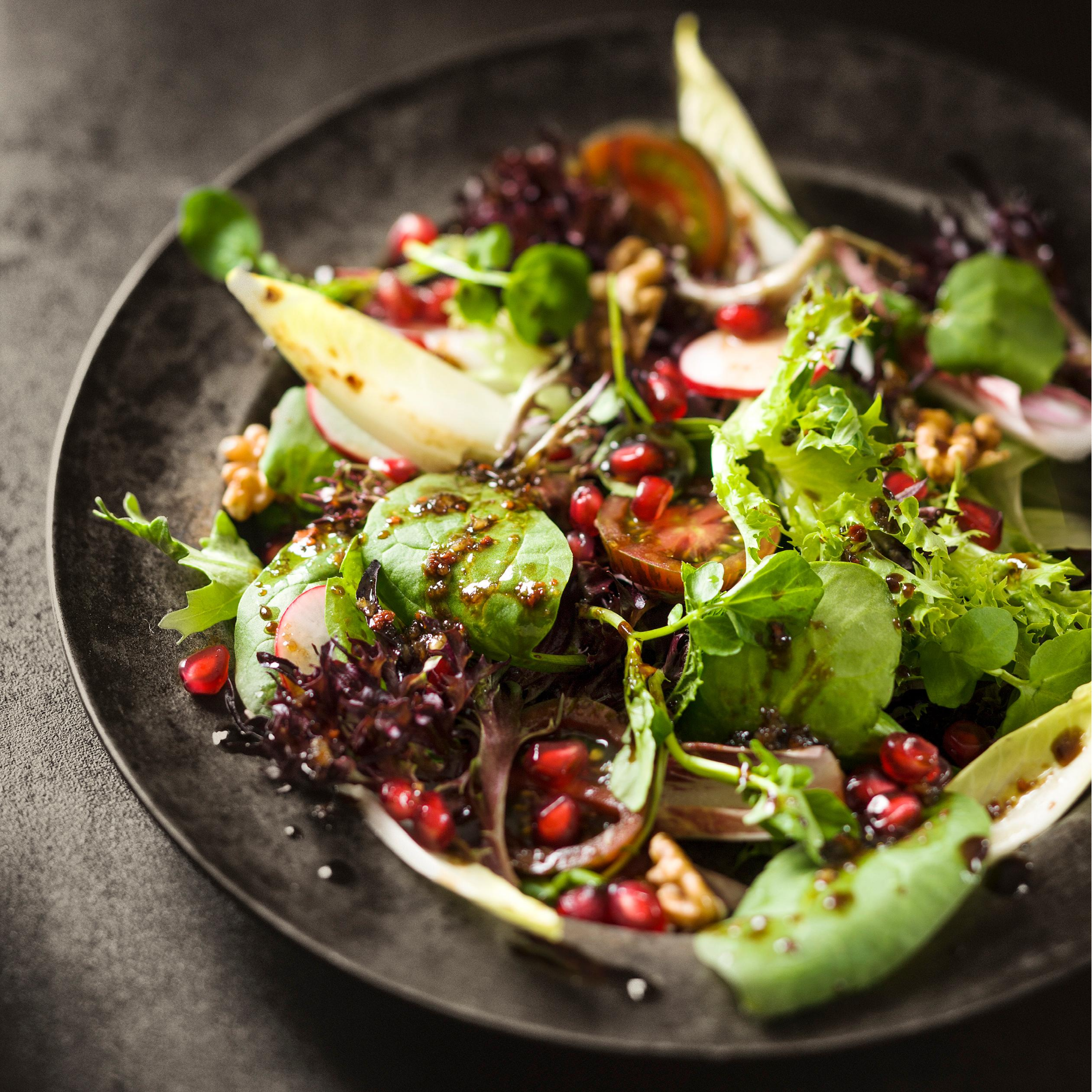 Pomegranate and Walnut Salad