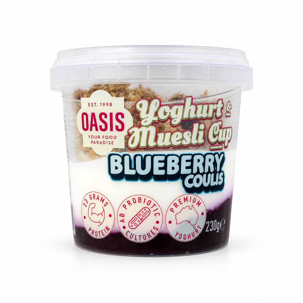 Oasis - Yoghurt & Muesli Blueberry 230gm