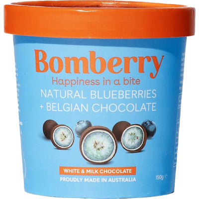 Bomberry Blueberries in Milk Chocolate 150g