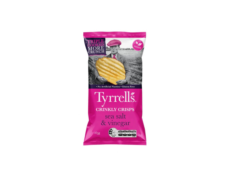 Tyrrells - Sea Salt & Vinegar 165G