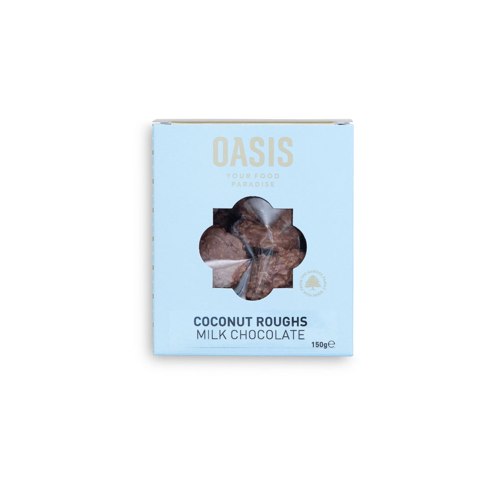 Oasis Coconut Roughs 150G - Milk Chocolate - Oasis