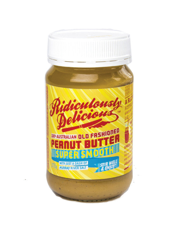 Ridiculously Delicious Peanut Butter Smooth 375G - Oasis