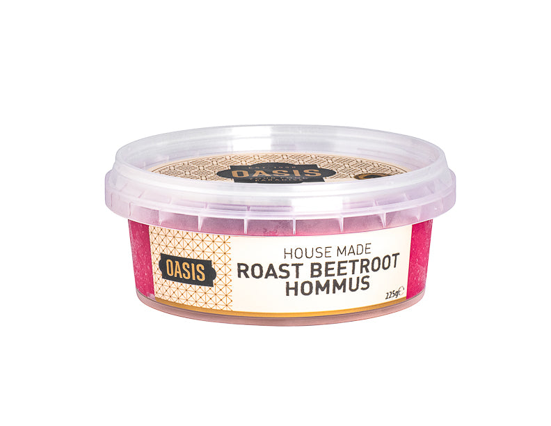 Oasis Roast beetroot hommus 225g dips Oasis