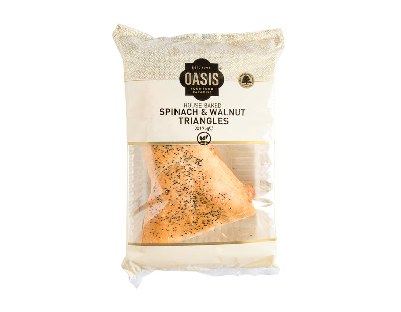Spinach & Walnut 3X175g  (Vegan) - Oasis
