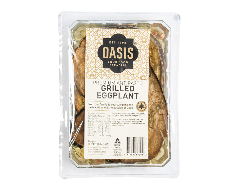 Grilled Eggplant 420G - Oasis