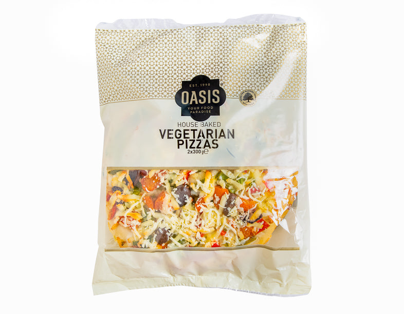 Vegetarian Pizzas 2X300g - Oasis