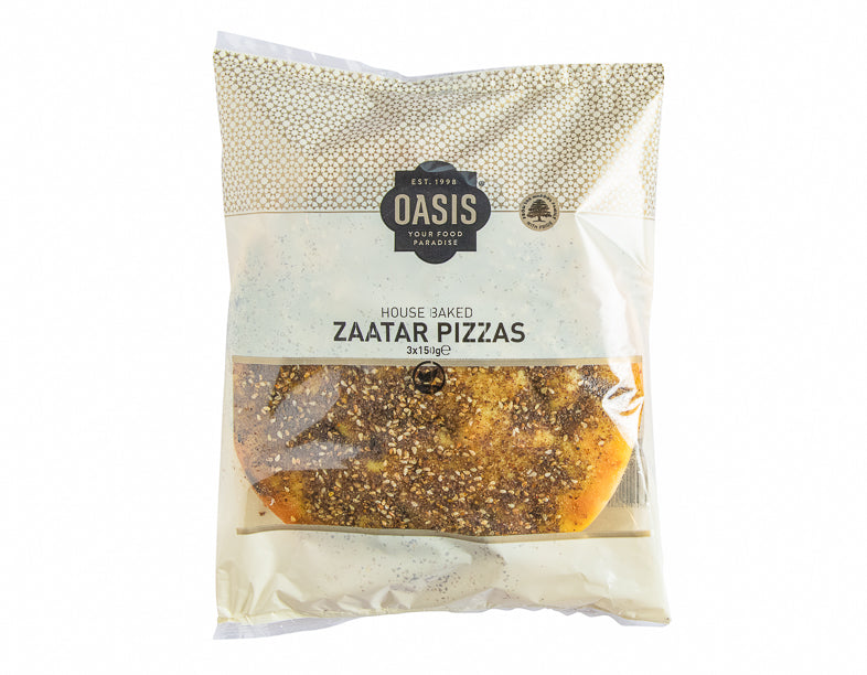 Zaatar Pizzas 3X150g - Oasis