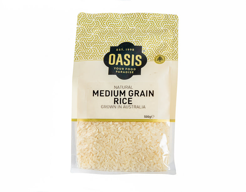 Medium Grain Rice 500G - Oasis