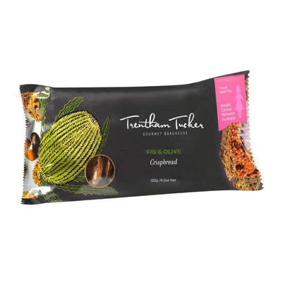 Trentham Tucker Fig & Olive Crispbread 120gm - Oasis