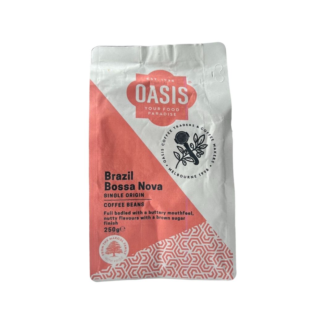 Oasis Brazil Bossa Nova Coffee Beans 250g - Oasis