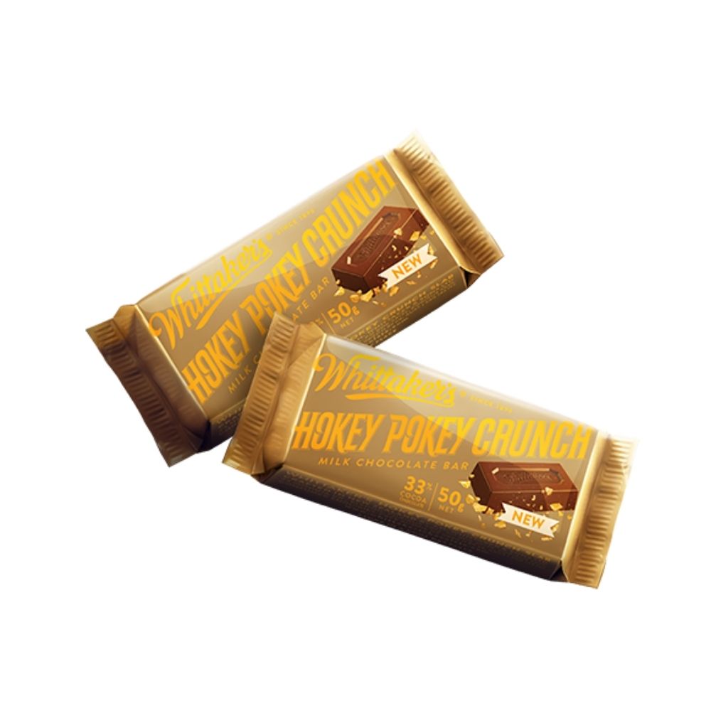 Whittaker's 33% Hokey Pokey Crunch Milk Chocolate Slab 50g - Oasis
