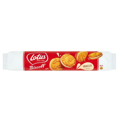 Lotus Biscoff sandwich Cookie Biscuit - Vanilla 150G - Oasis