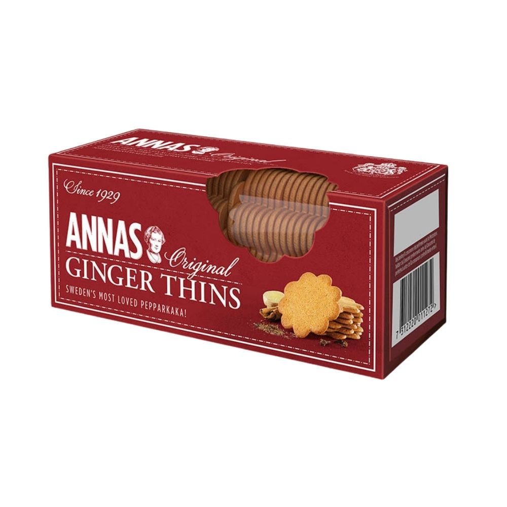 Anna's Original Ginger Thins Biscuits 150G - Oasis