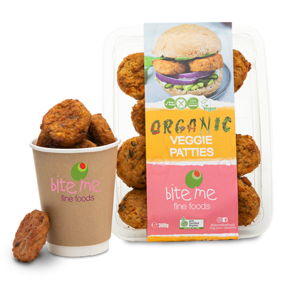 Bite Me Fine Foods Organic Veggie Patties 300G - Oasis
