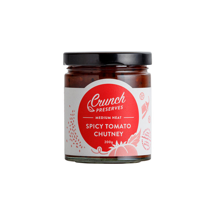 Crunch Preserves Medium Heat Spicy Tomato Chutney 200G - Oasis