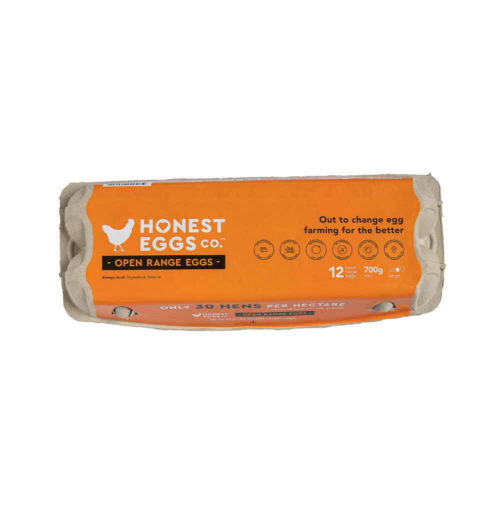 Honest Eggs Co Open Range Eggs 700G - Oasis