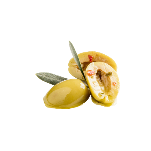 Marinated Green Split Olives 300G - Oasis