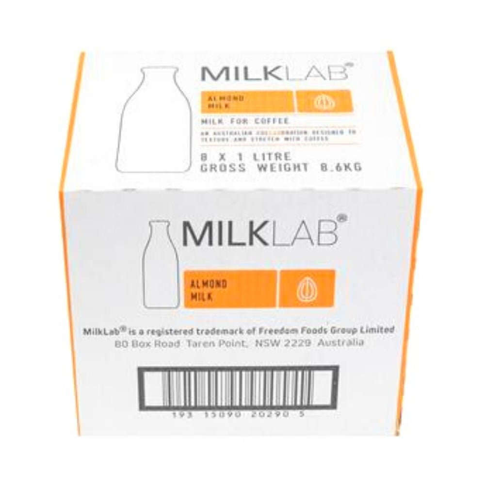 Milk Lab Almond Milk 8x1L - Dairy & eggs | Oasis