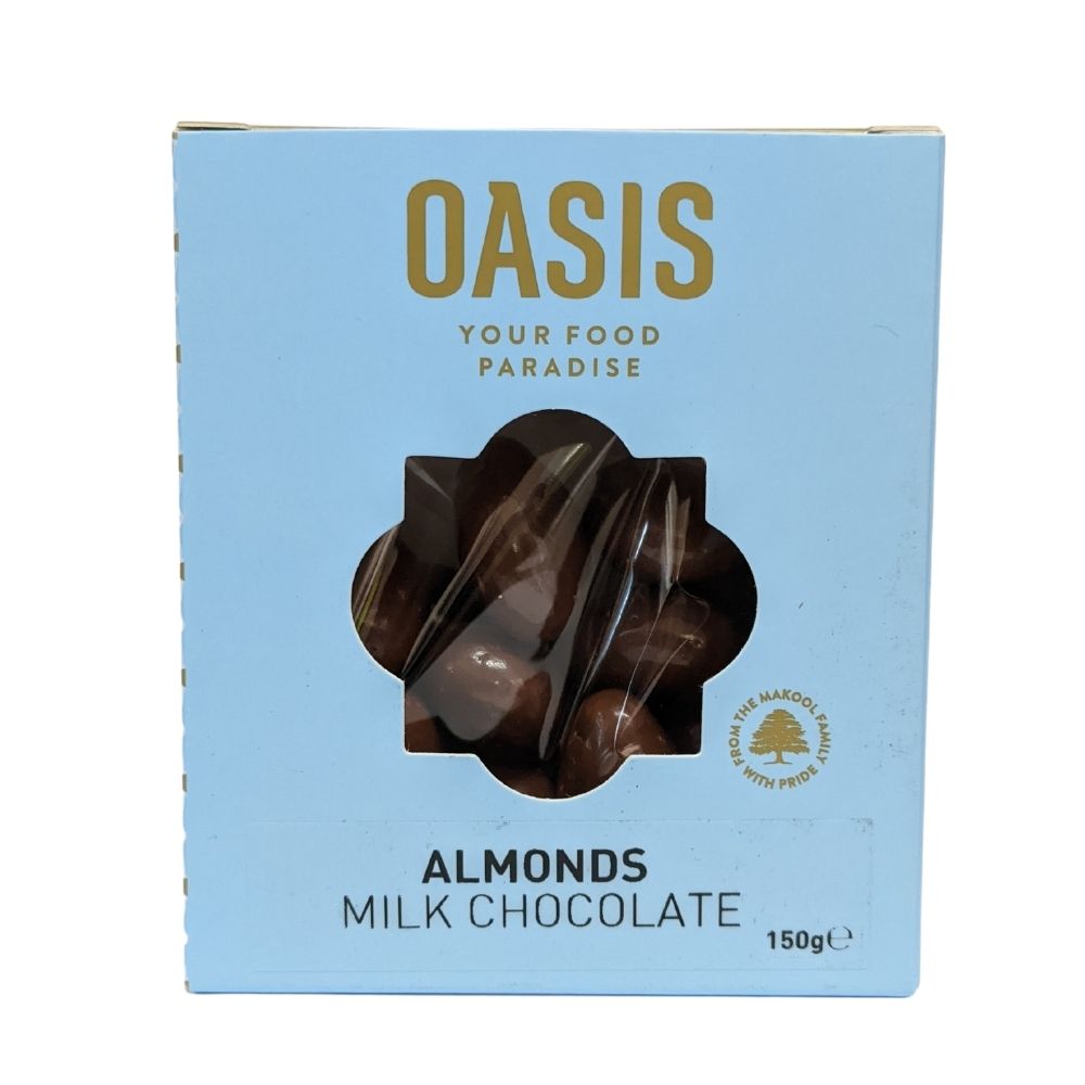 Oasis Australian Almonds Milk Chocolate 150G - Oasis