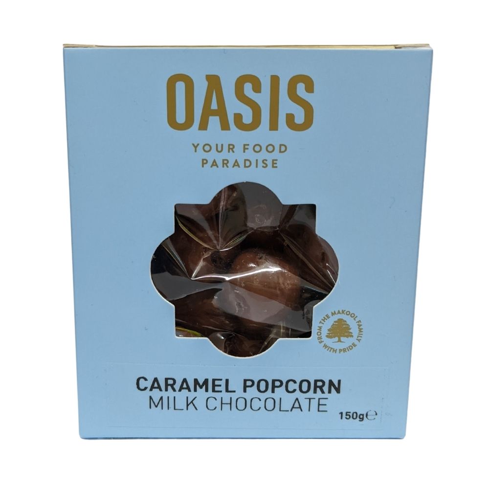 Oasis Caramel Popcorn Milk Chocolate 150G - Oasis