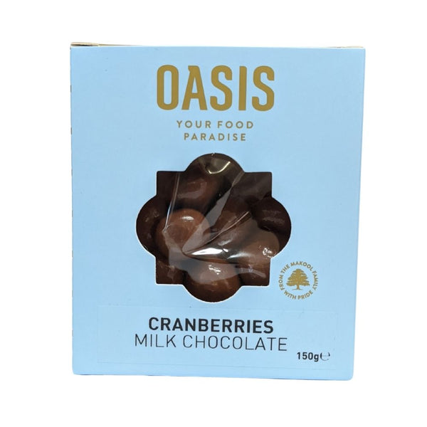 Oasis Cranberries Milk Chocolate 150G - Oasis