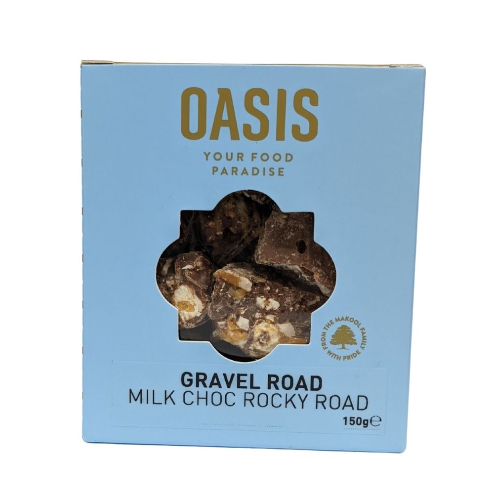 Oasis Gravel Road Rocky Road With Milk Chocolate 150G - Oasis