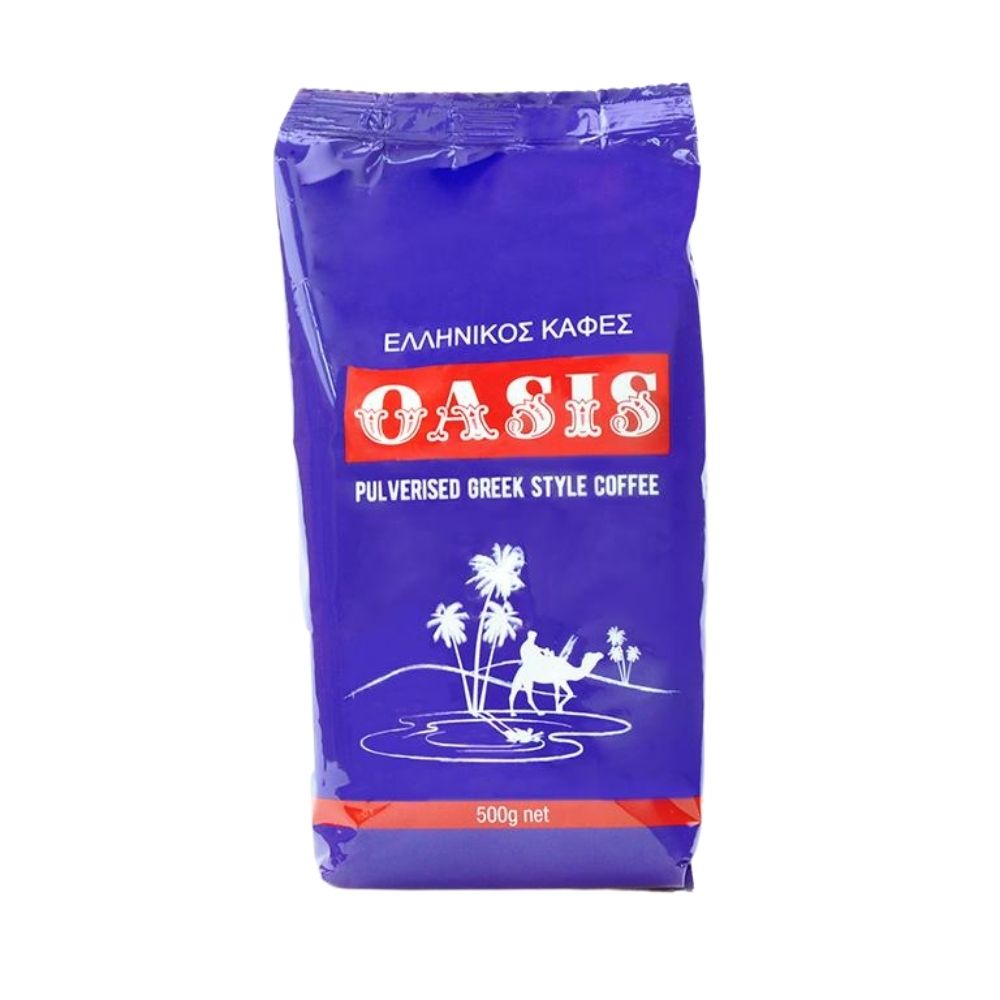 Oasis Greek Style Pulverised Coffee 500G - Oasis