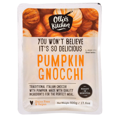 Ollie’s Kitchen Pumpkin Gnocchi 500G - Oasis