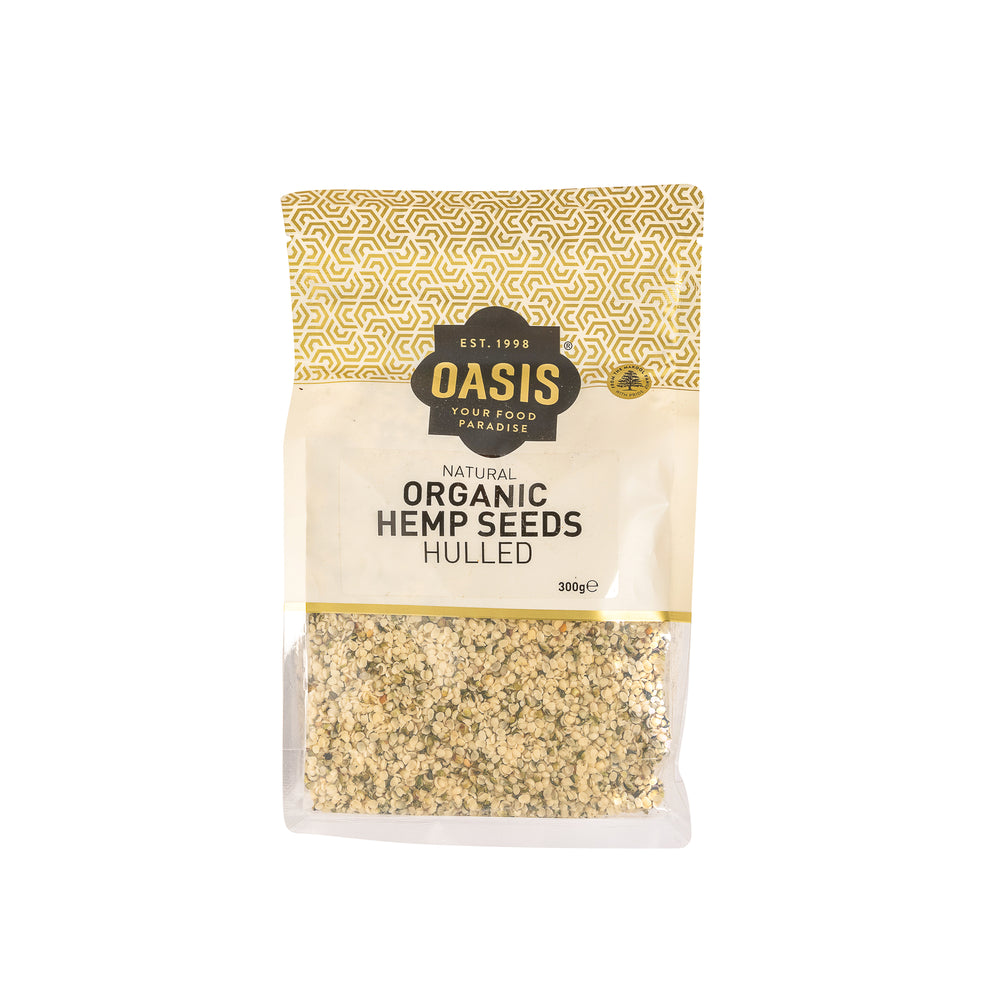Organic hemp seeds, hulled 300g - Oasis