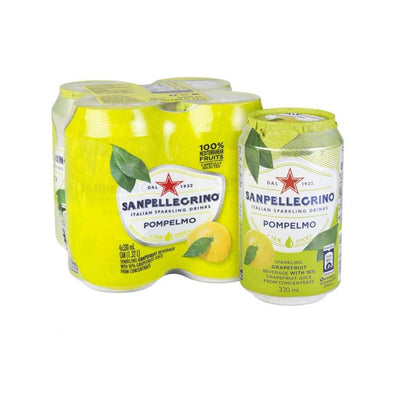 San Pellegrino Pompelmo Can 4 x 330ML - Oasis