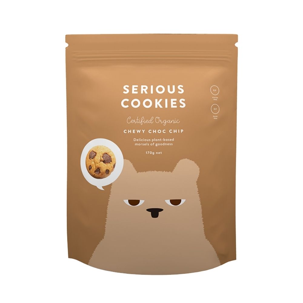 Serious Chewy Choc Chip Cookies 170G - Oasis
