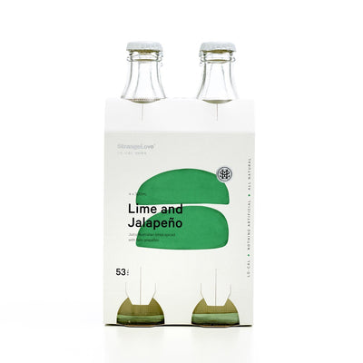 Strangelove Lo-Cal Lime & Jalapeno 4 x 300ML - Oasis