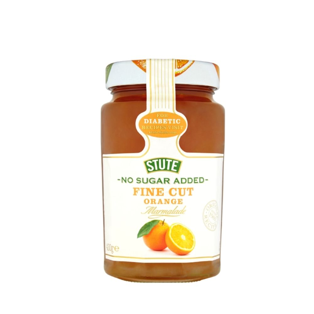 Stute Diabetic Fine Cut Orange Marmalade 430g - Oasis