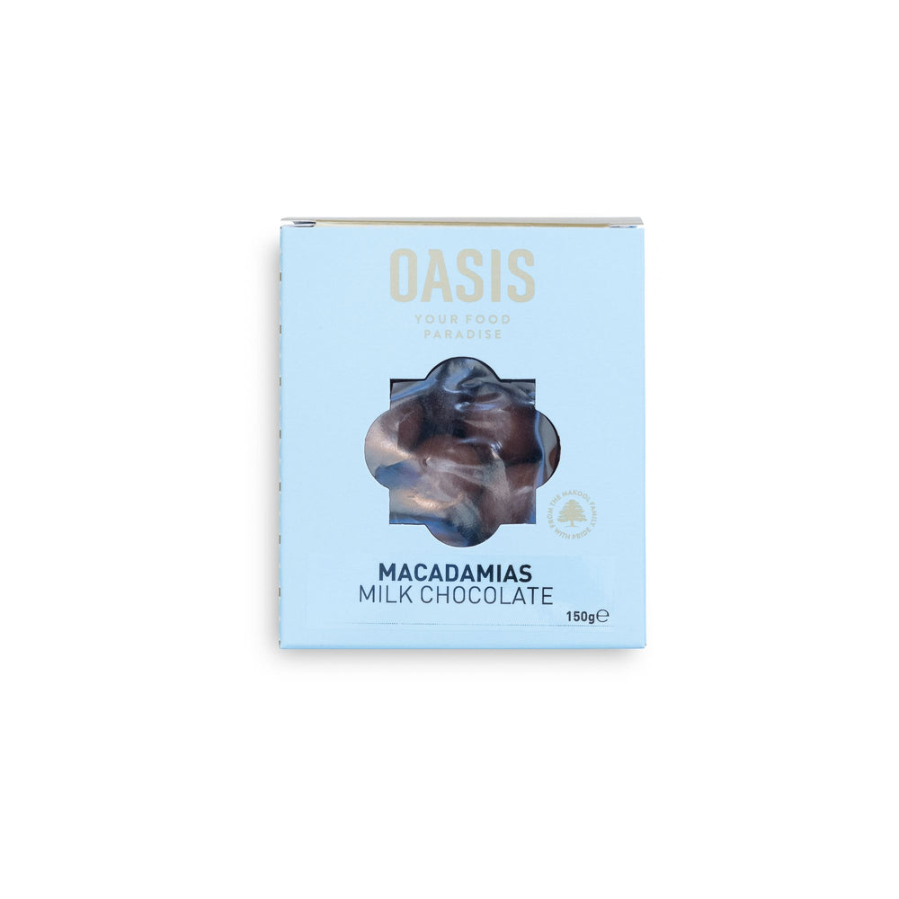 Oasis Australian Macadamias Milk Chocolate 150G - Oasis
