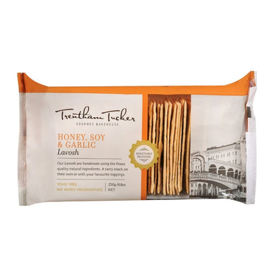 Trentham Tucker Honey, Soy & Garlic Lavosh 250G - Oasis