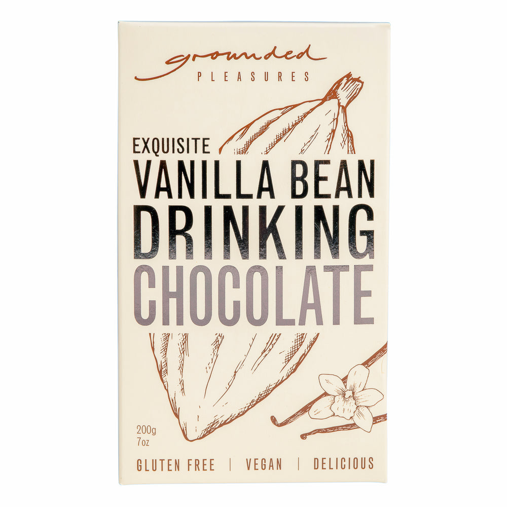 Vanilla Bean Drinking Chocolate 200G - Grounded Pleasures - Oasis