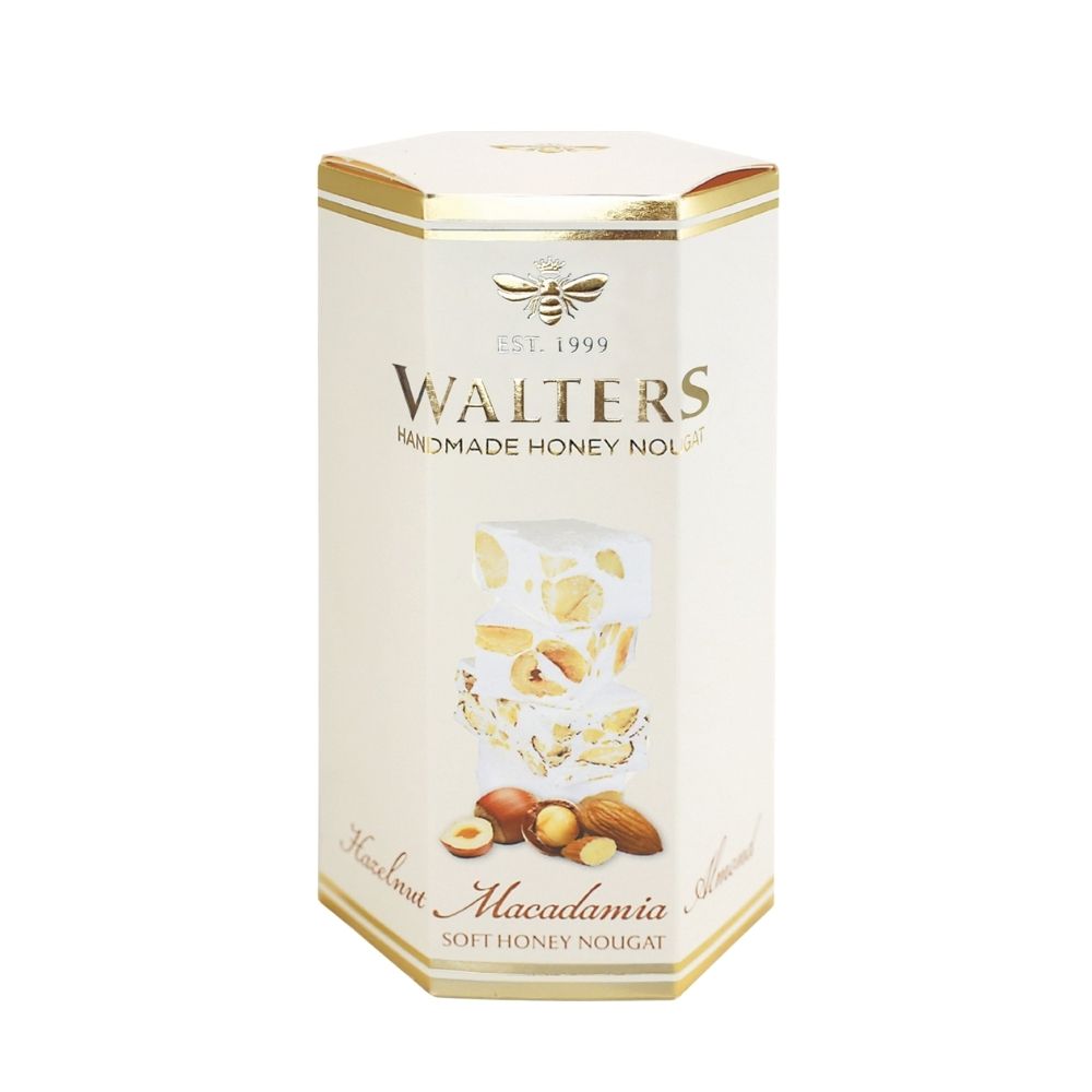 Walters Soft Honey Nougat Hazelnut Macadamia & Almond Gift Box 140G - Oasis