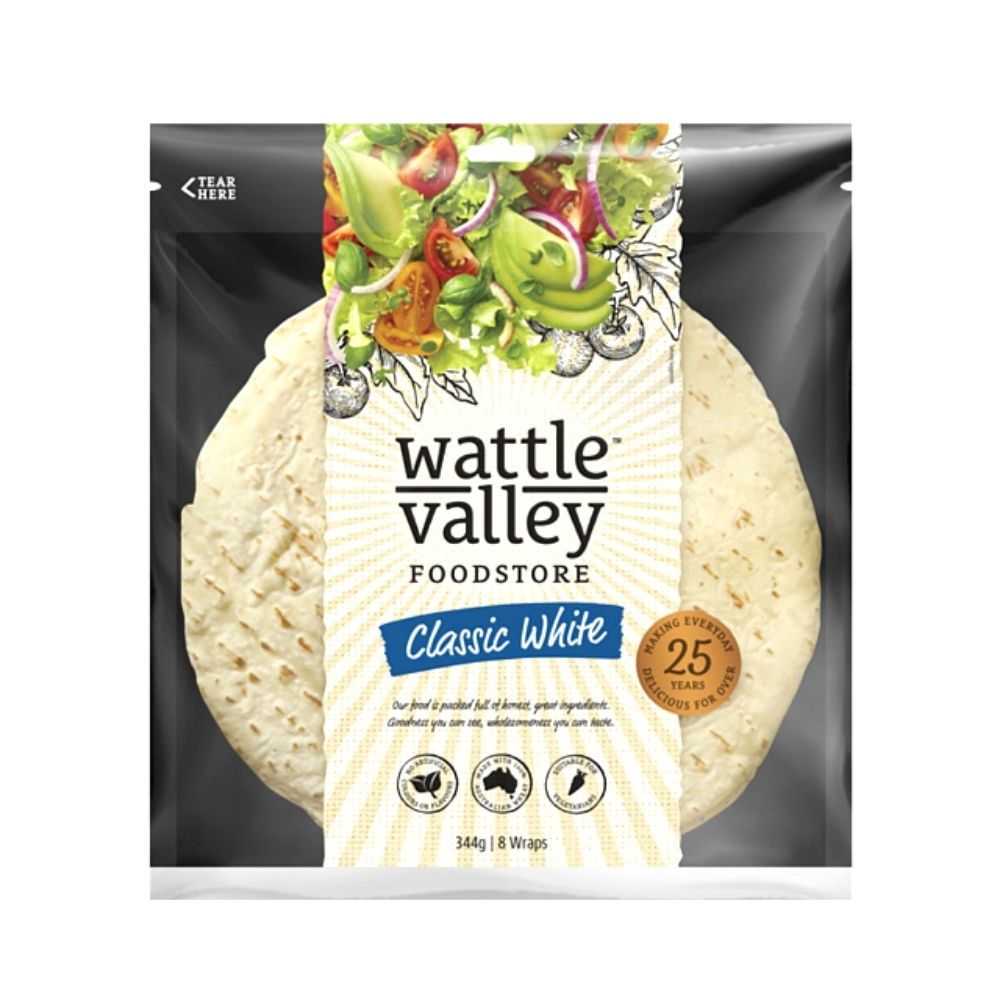 Wattle Valley Wrap Classic White 344g - Oasis