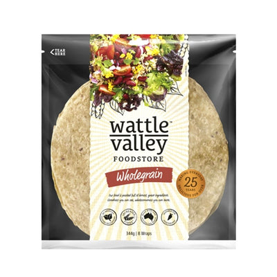 Wattle Valley Wrap Wholegrain 344g - Oasis