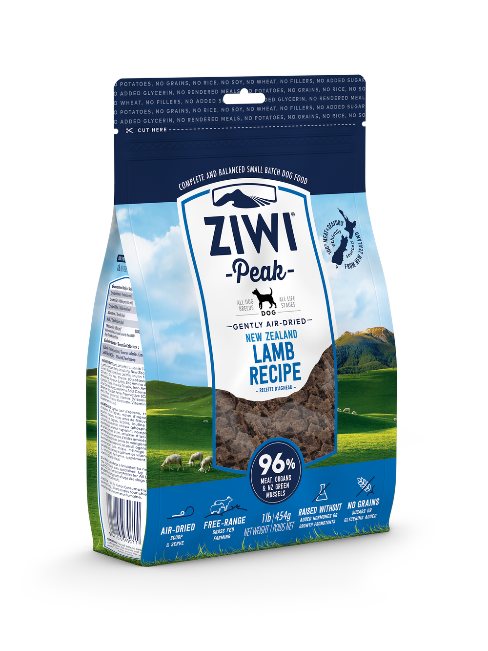 Ziwi Peak Dry Dog Food 454G - Oasis